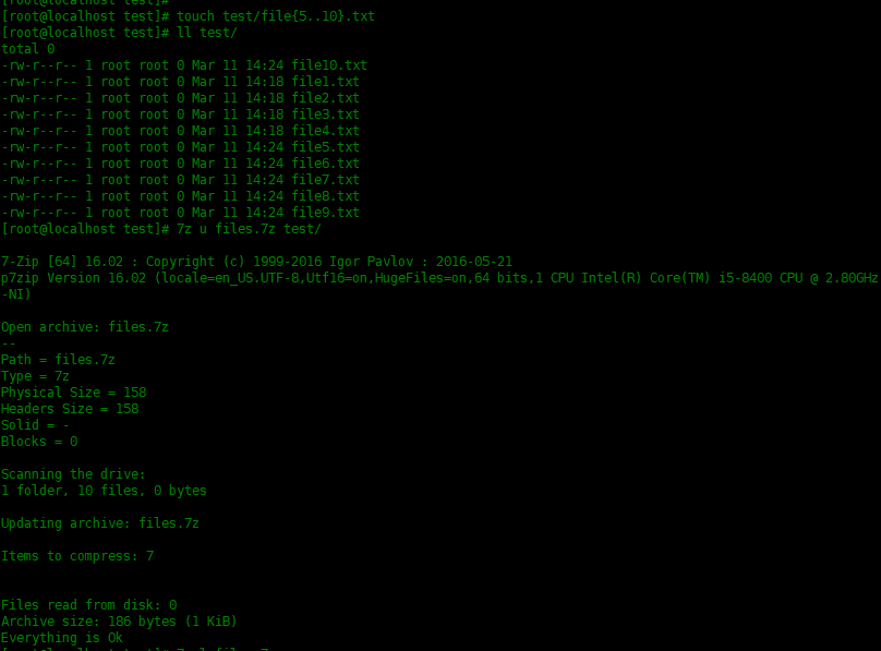 Centos7中使用7zip压缩工具Centos7中使用7zip压缩工具
