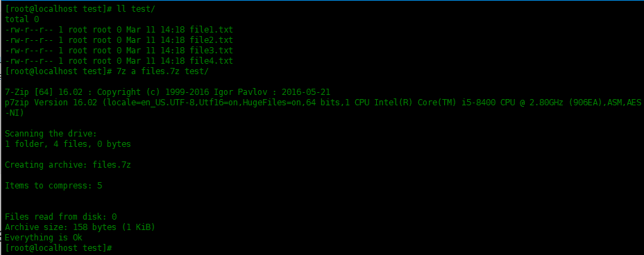 Centos7中使用7zip压缩工具Centos7中使用7zip压缩工具