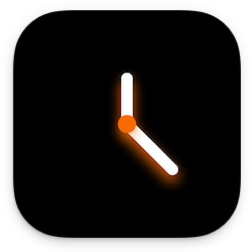 简黑时钟 for mac(Mac自定义全屏时钟软件)