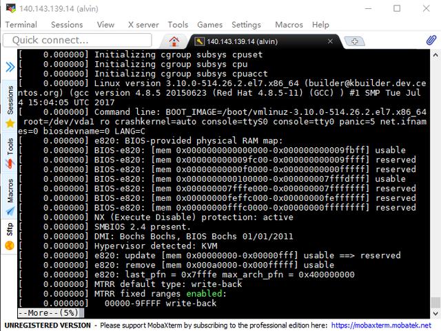 Linux下more命令高级用法
