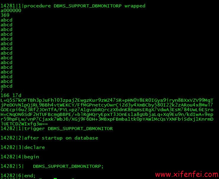 DBMS_SUPPORT_DBMONITOR