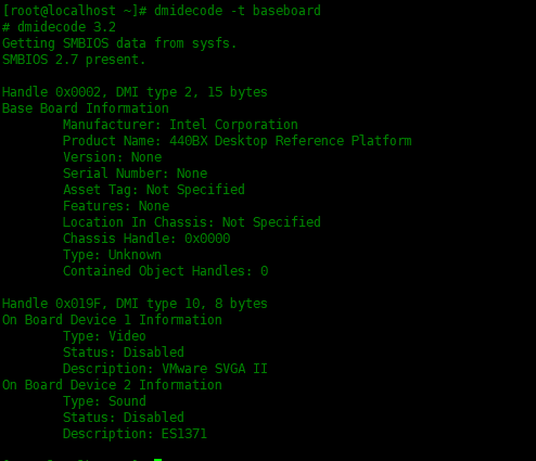 使用Dmidecode获取硬件信息使用实例使用Dmidecode获取硬件信息使用实例