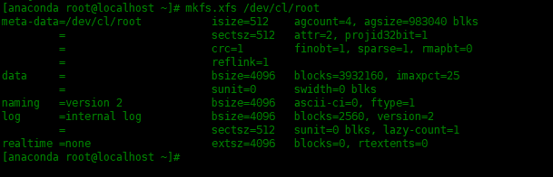 Centos8中如何缩减XFS分区格式的根目录Centos8中如何缩减XFS分区格式的根目录