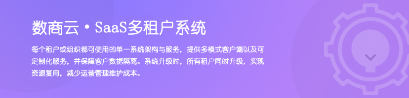 SaaS多租户系统平台
