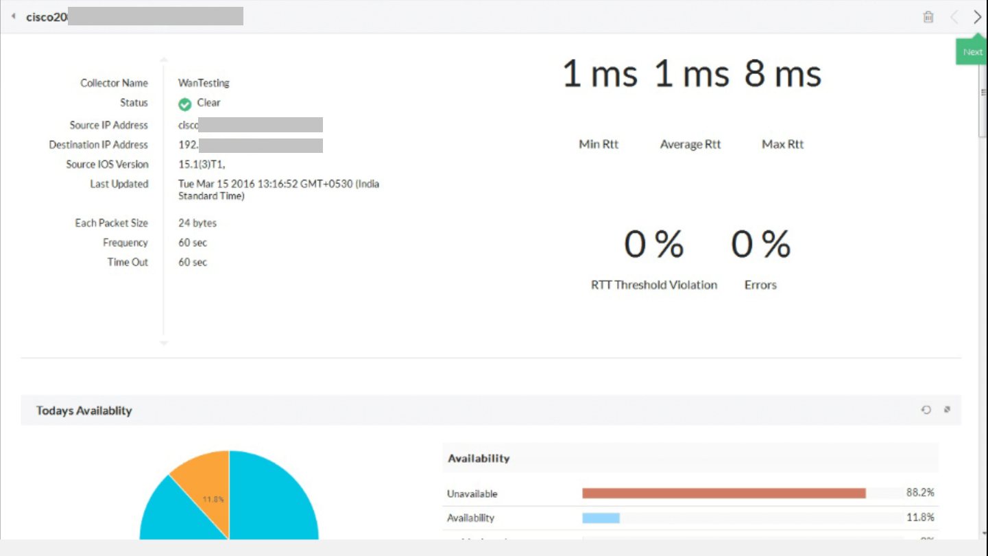 网络性能管理软件 - ManageEngine OpManager