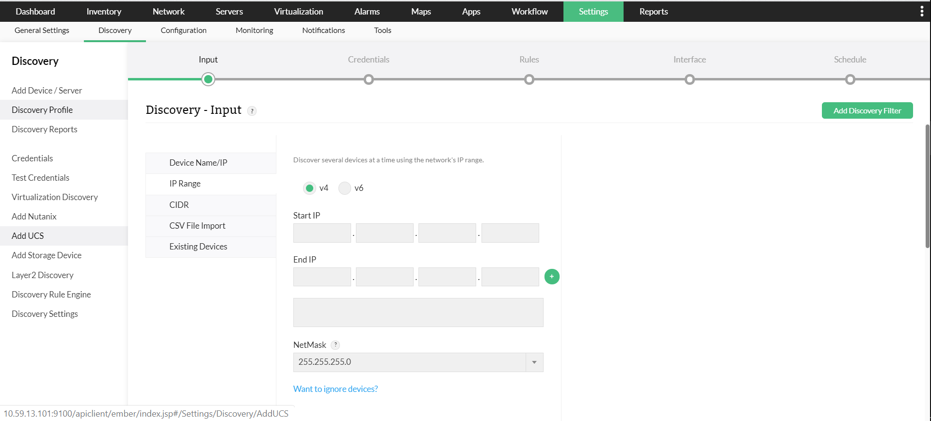 网络评估 - ManageEngine OpManager