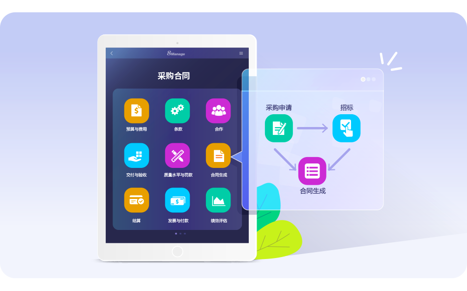 采购合同管理软件,采购管理软件,8Manage SRM,高亚科技