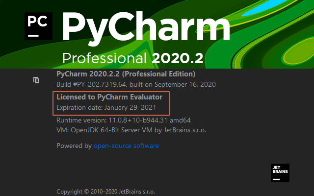 PyCharm 2020.2 破解+汉化插图6 PyCharm 2020.2 破解+汉化插图6
