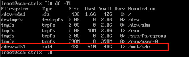 天翼云主机初始化Linux数据盘，解决新装宝塔不显示挂载磁盘。