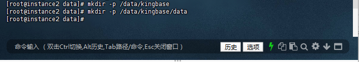 创建数据目录