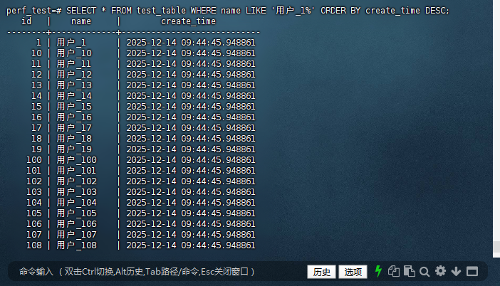 执行查询